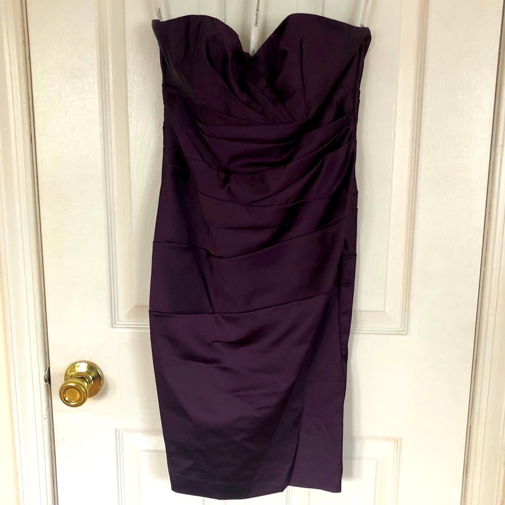 David’s Bridal Strapless Dress